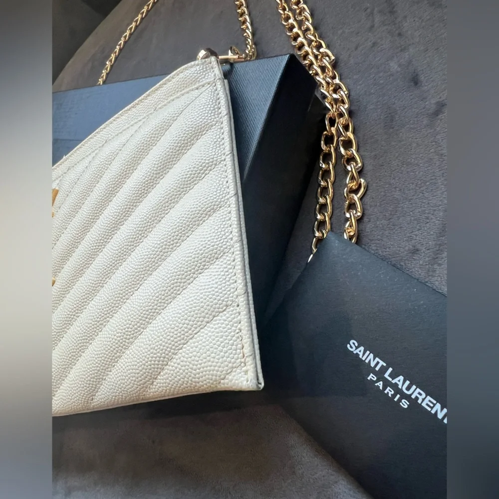 Crema YSL wristlet crossbody - Picture 4 of 17
